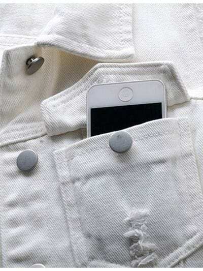 Full Size Button Down Raw Hem Sleeveless Denim Jacket Plus Size - Trendsi - Flyclothing LLC