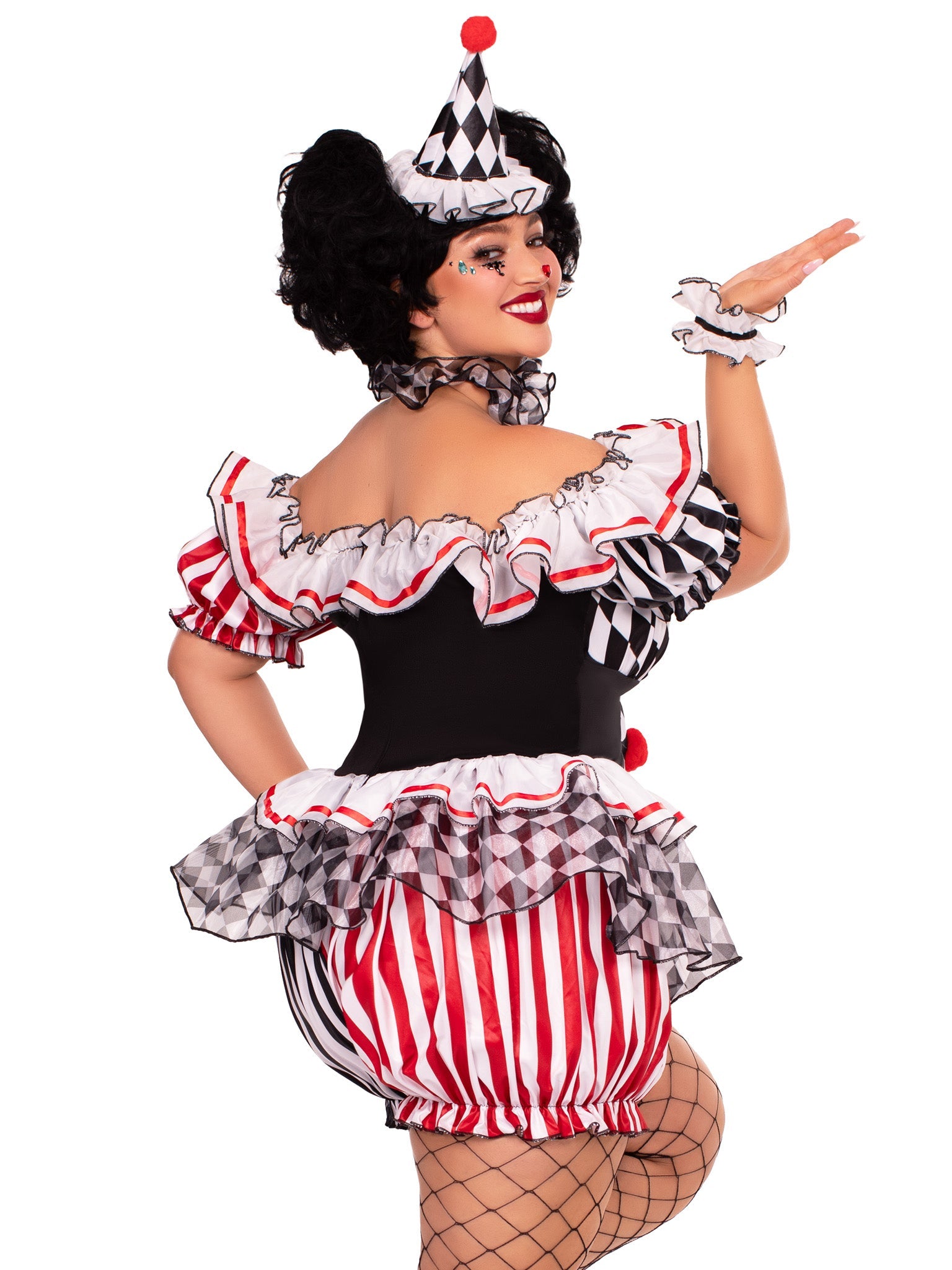Darling Harlequin Clown Costume