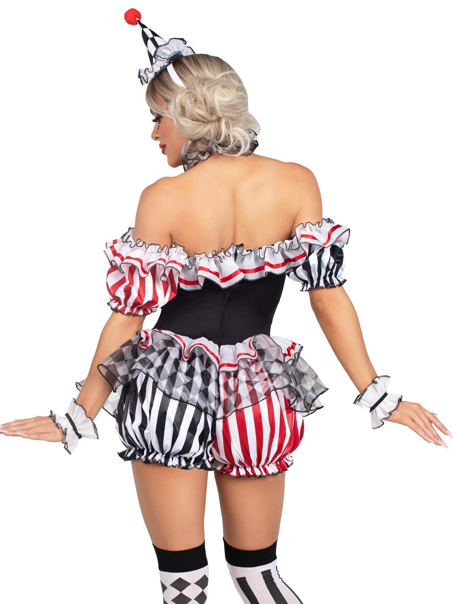 Darling Harlequin Clown Costume