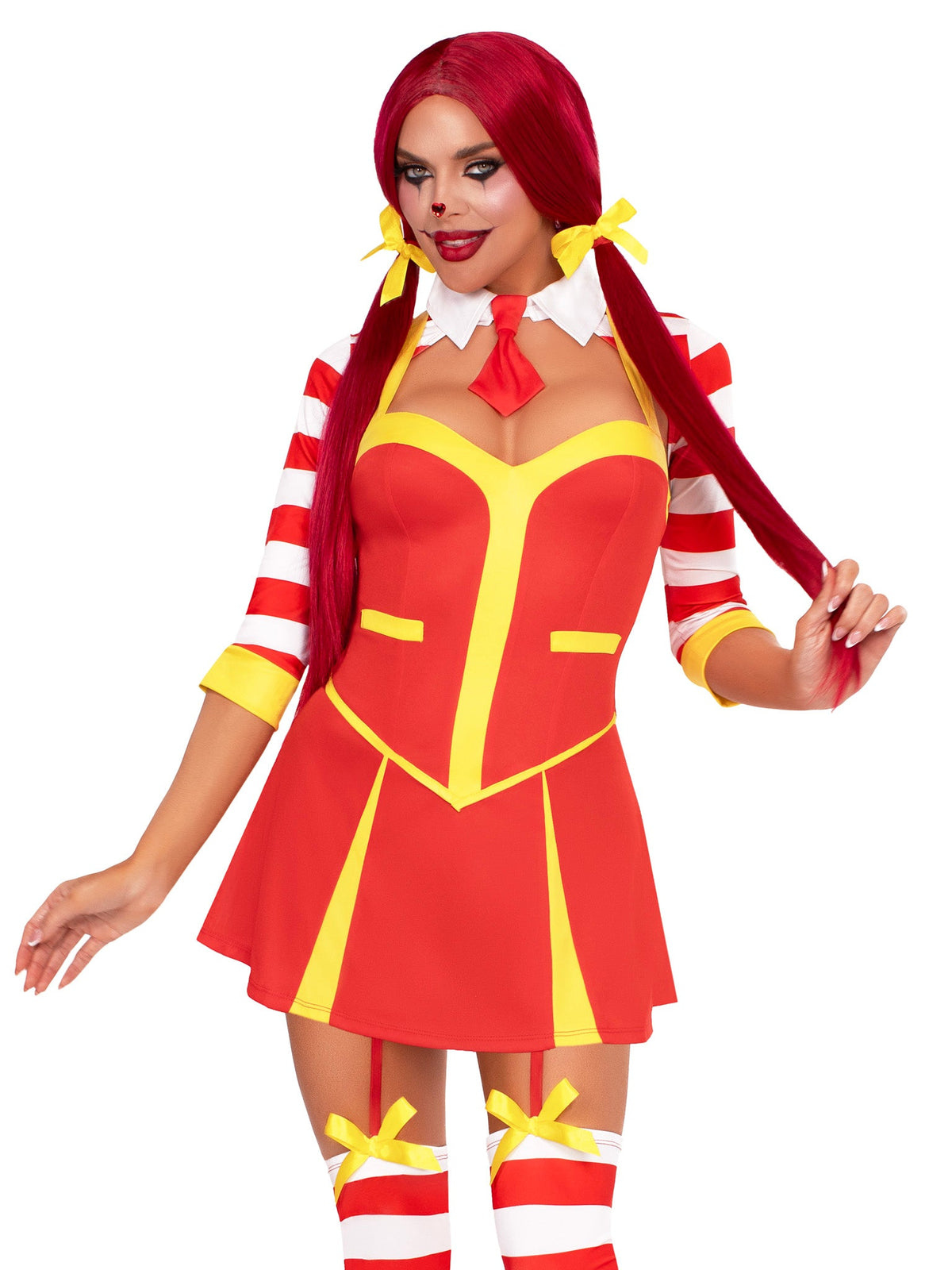Ketchup Clown Costume - Leg Avenue - Flyclothing LLC