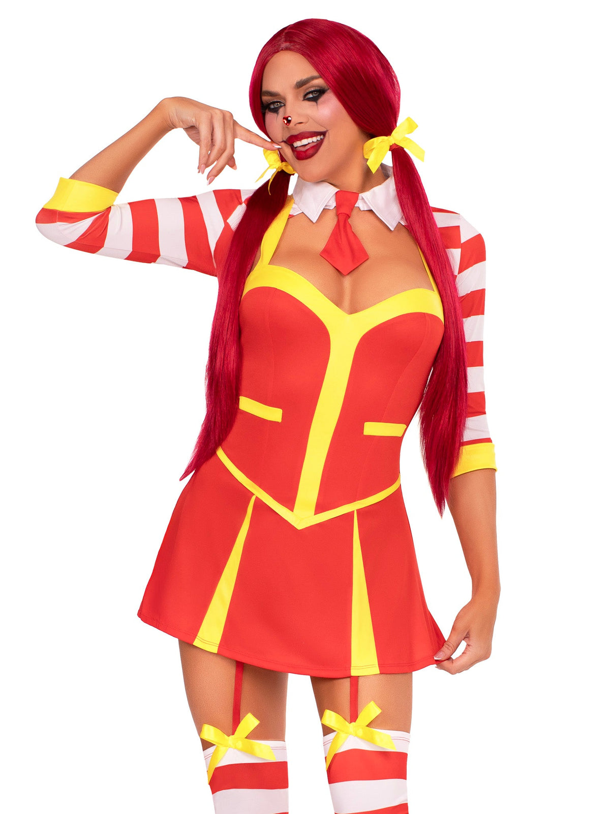 Ketchup Clown Costume - Leg Avenue - Flyclothing LLC