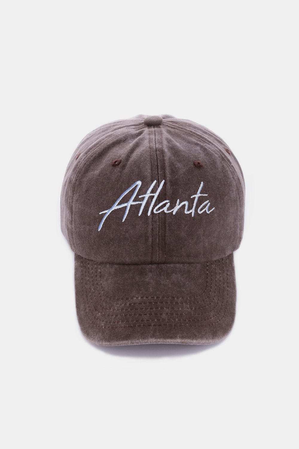 Zenana Washed ATLANTA Embroidered Baseball Cap - Trendsi - Flyclothing LLC