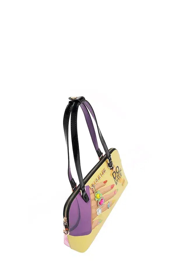 Nicole Lee USA Nail Polish Dome Shoulder Bag - Trendsi - Flyclothing LLC