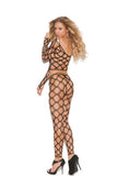 Elegant Memories Black Diamond Net Cami Top & Legging 8737