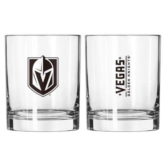 Vegas Golden Knights 14oz Gameday Rocks Glass - Logo Brands - Flyclothing LLC