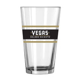 Vegas Golden Knights 16oz Stripe Pint Glass