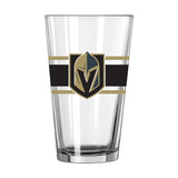 Vegas Golden Knights 16oz Stripe Pint Glass