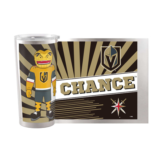 Vegas Golden Knights 20oz Mascot Stainless Steel Tumbler - Logo Brands - Flyclothing LLC