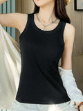 Scoop Neck Tank Top - Trendsi - Flyclothing LLC