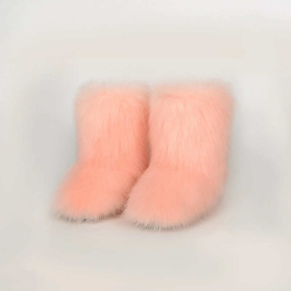 Thermal Fuzzy Platform Boots - Trendsi - Flyclothing LLC