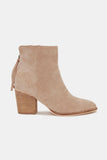 Beast Fashion Suede Point Toe Ankle Booties - Trendsi