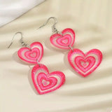 Heart Dangle Earrings - Trendsi - Flyclothing LLC