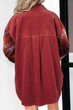 Button Up Long Sleeve Jacket - Trendsi - Flyclothing LLC