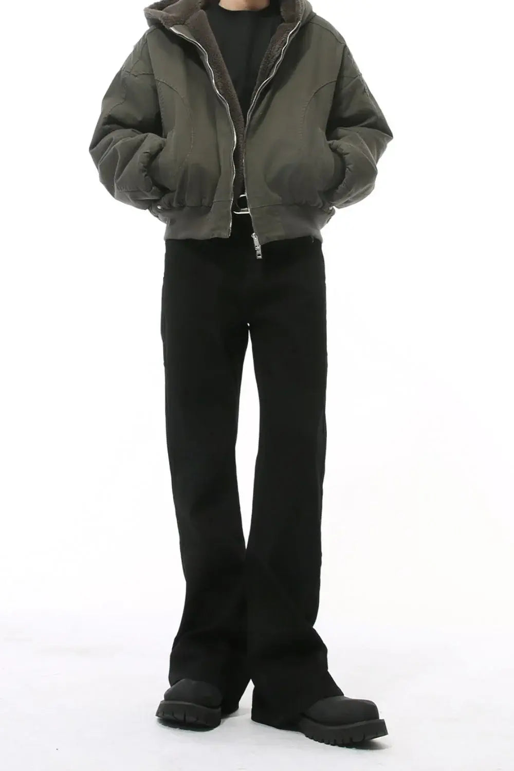 High Waist Jeans with Pockets - Trendsi - Flyclothing LLC