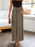 Wide Leg Pants with Pockets - Trendsi - Flyclothing LLC