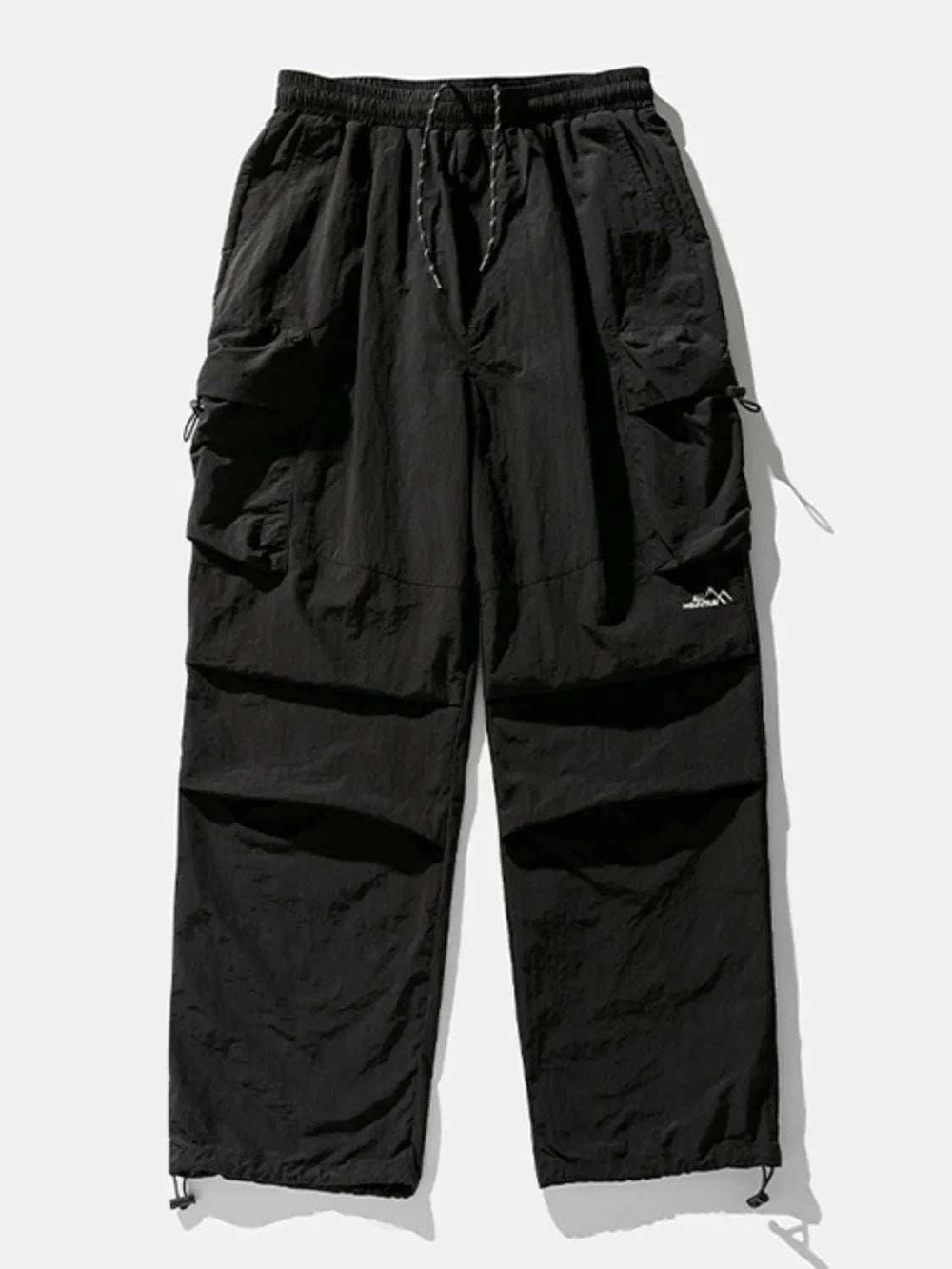 Men's Plus Size Elastic Waist Pants with Pockets - Trendsi - Flyclothing LLC