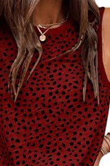 Printed Round Neck Tank - Trendsi - Flyclothing LLC