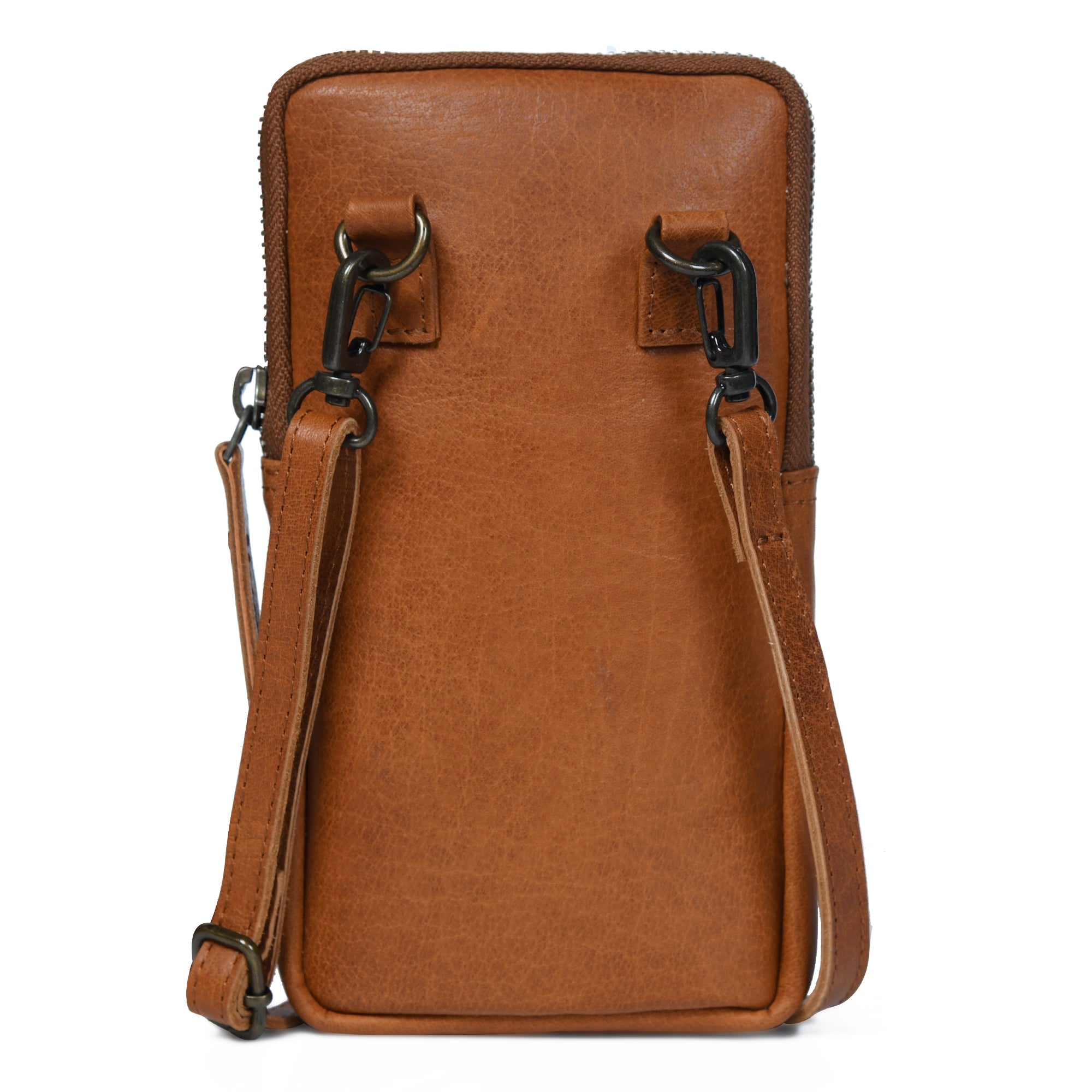 Leather Mobile Sling 1.0 - Classy Leather Bags - Flyclothing LLC