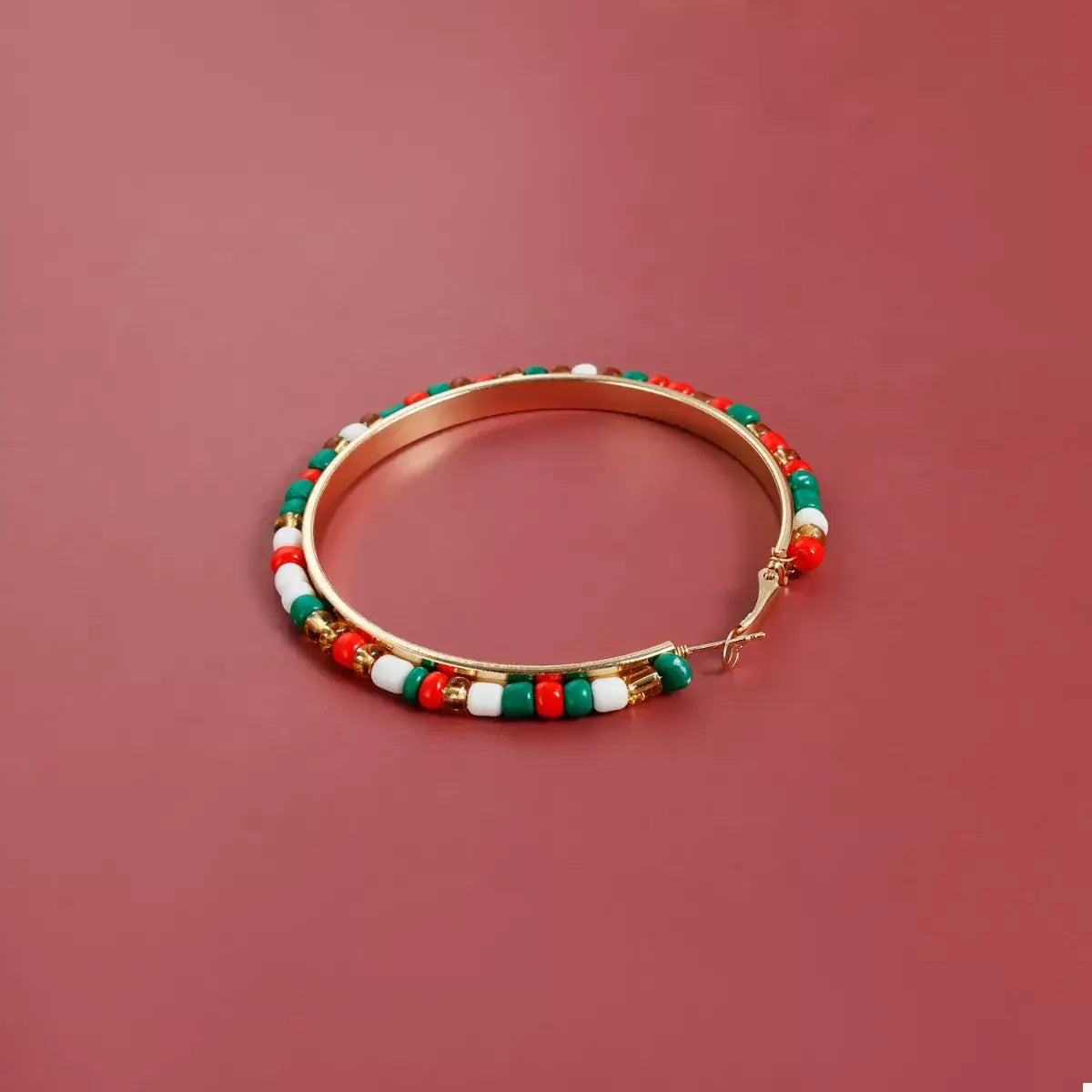 18K Gold-Plated Hoop Earrings - Trendsi - Flyclothing LLC