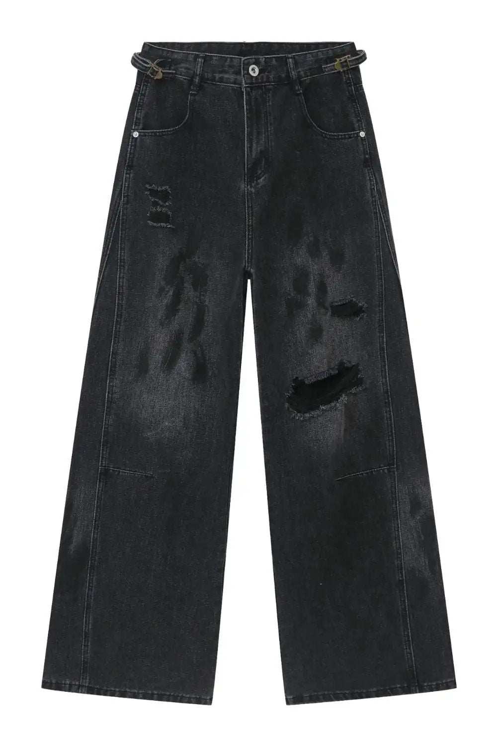 Men's Distressed Baggy Jeans - Trendsi - Flyclothing LLC