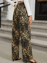 Leopard Jeans with Pockets - Trendsi - Flyclothing LLC