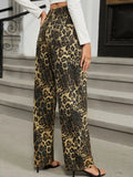 Leopard Jeans with Pockets - Trendsi