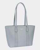 David Jones Leather Tote Bag with Gold Hardware - Trendsi - Flyclothing LLC