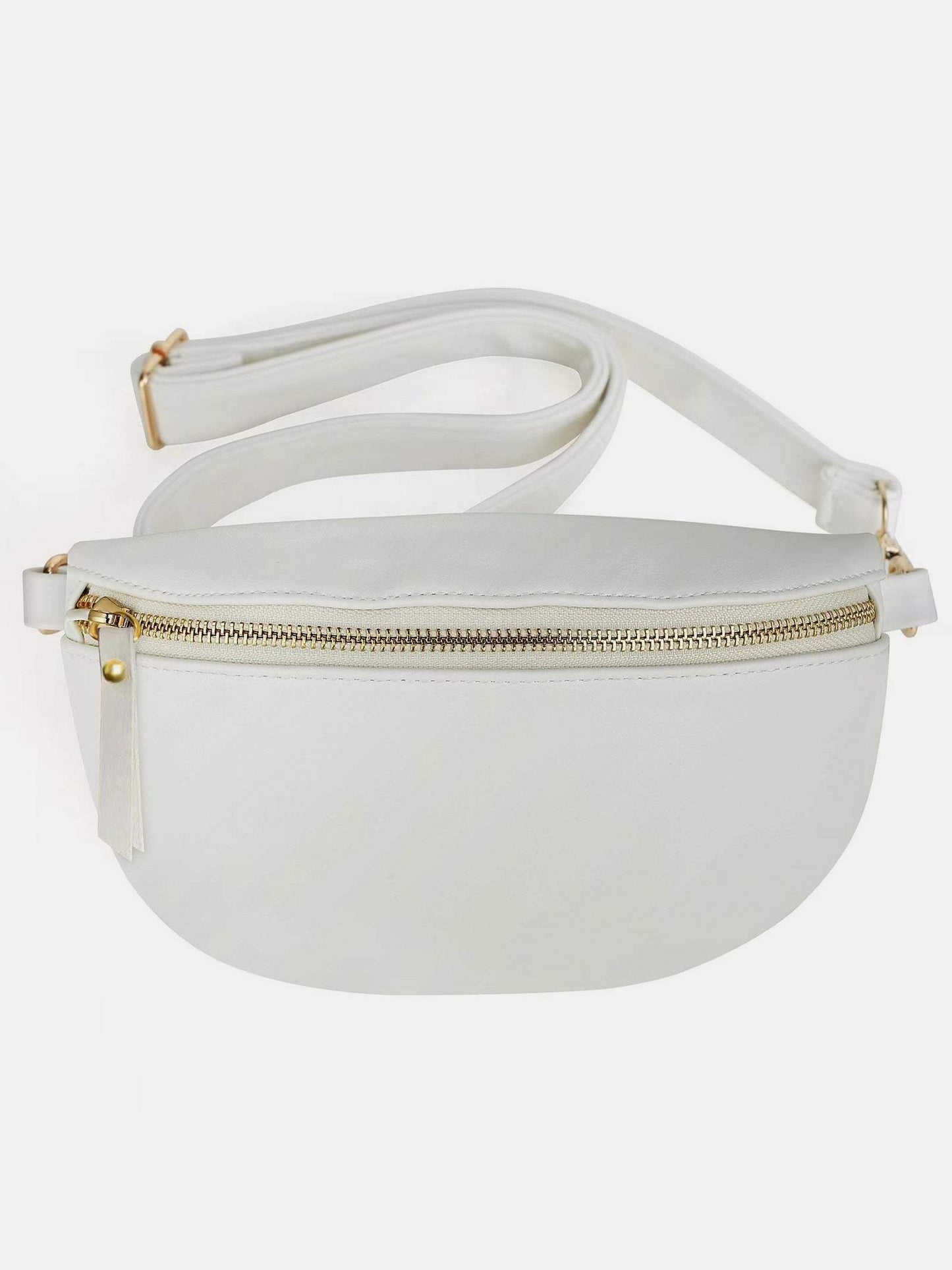 PU Leather Adjustable Strap Crossbody Bag - Trendsi - Flyclothing LLC