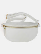 PU Leather Adjustable Strap Crossbody Bag - Trendsi - Flyclothing LLC