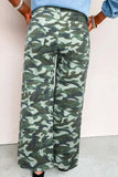 Camo Print Wide Leg Jeans - Trendsi - Flyclothing LLC