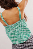 Tied Front Textured Square Neck Cami - Trendsi - Flyclothing LLC
