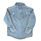 Rockmount Ranch Wear kids denim out of this world embroidered western shirt - Rockmount Clothing - Flyclothing LLC