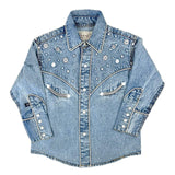 Rockmount Ranch Wear kids denim out of this world embroidered western shirt - Rockmount Clothing - Flyclothing LLC