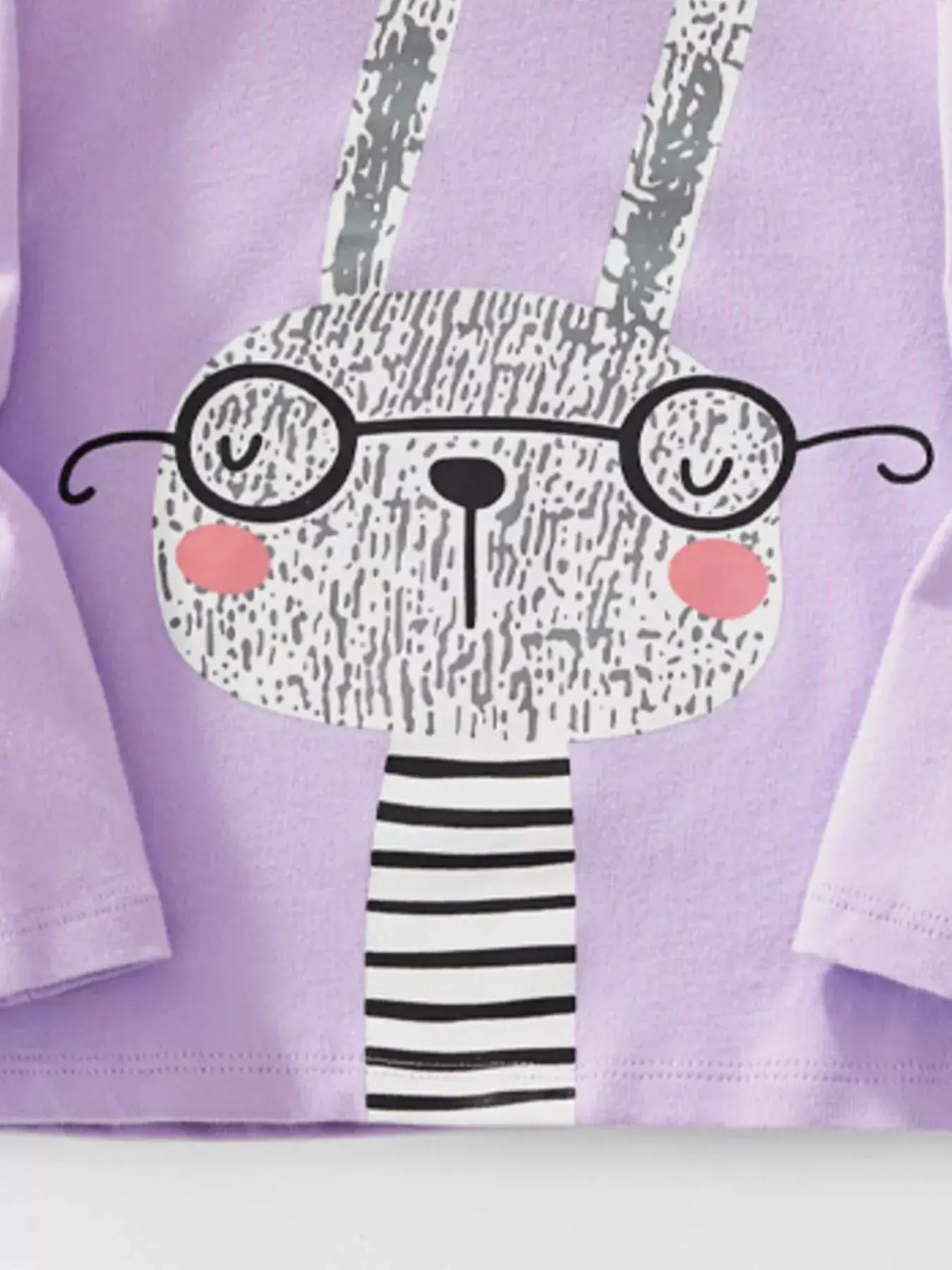 Children's Cartoon Rabbit Long Sleeve T-Shirt - Trendsi - Flyclothing LLC