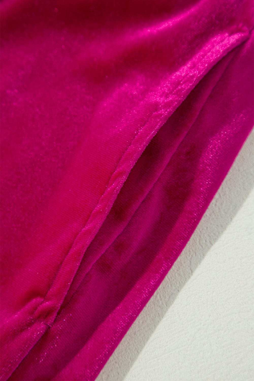 Frill Round Neck Long Sleeve Top and Pants Set - Trendsi - Flyclothing LLC