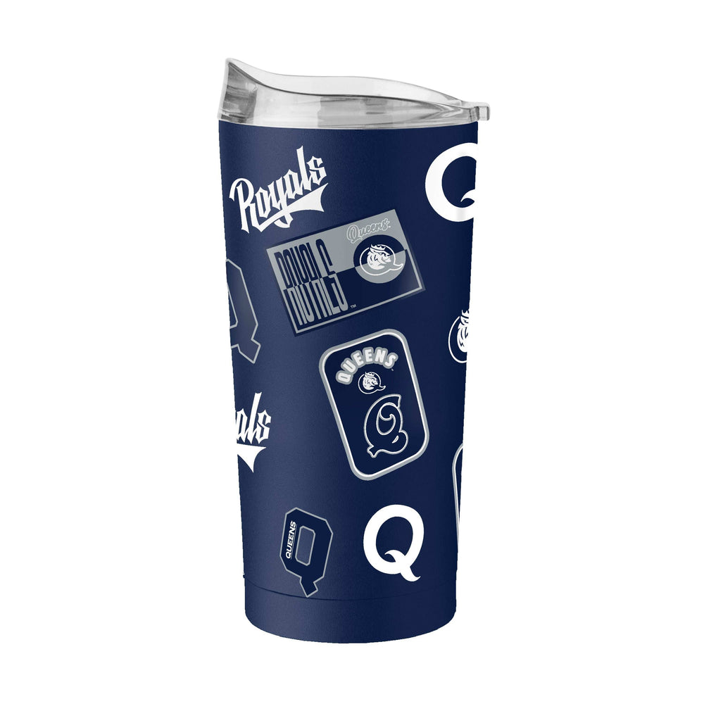 Queens Univ Charlotte 20oz Dreamweave Powder Coat Tumbler - Logo Brands - Flyclothing LLC