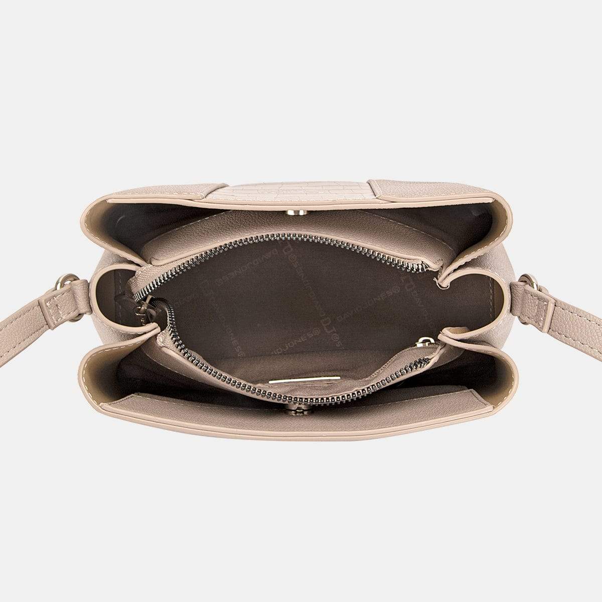 David Jones PU Leather Crossbody Bag - Trendsi - Flyclothing LLC
