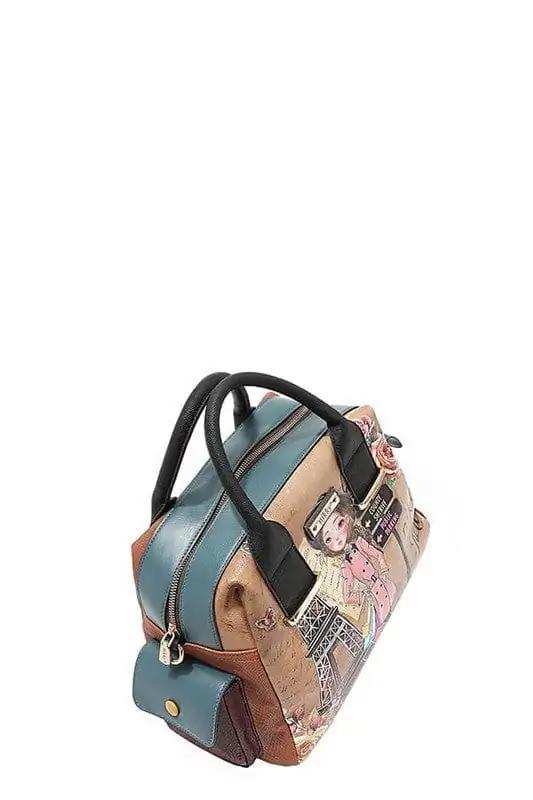 Nicole Lee USA Eco-Leather Boston Bag - Trendsi - Flyclothing LLC