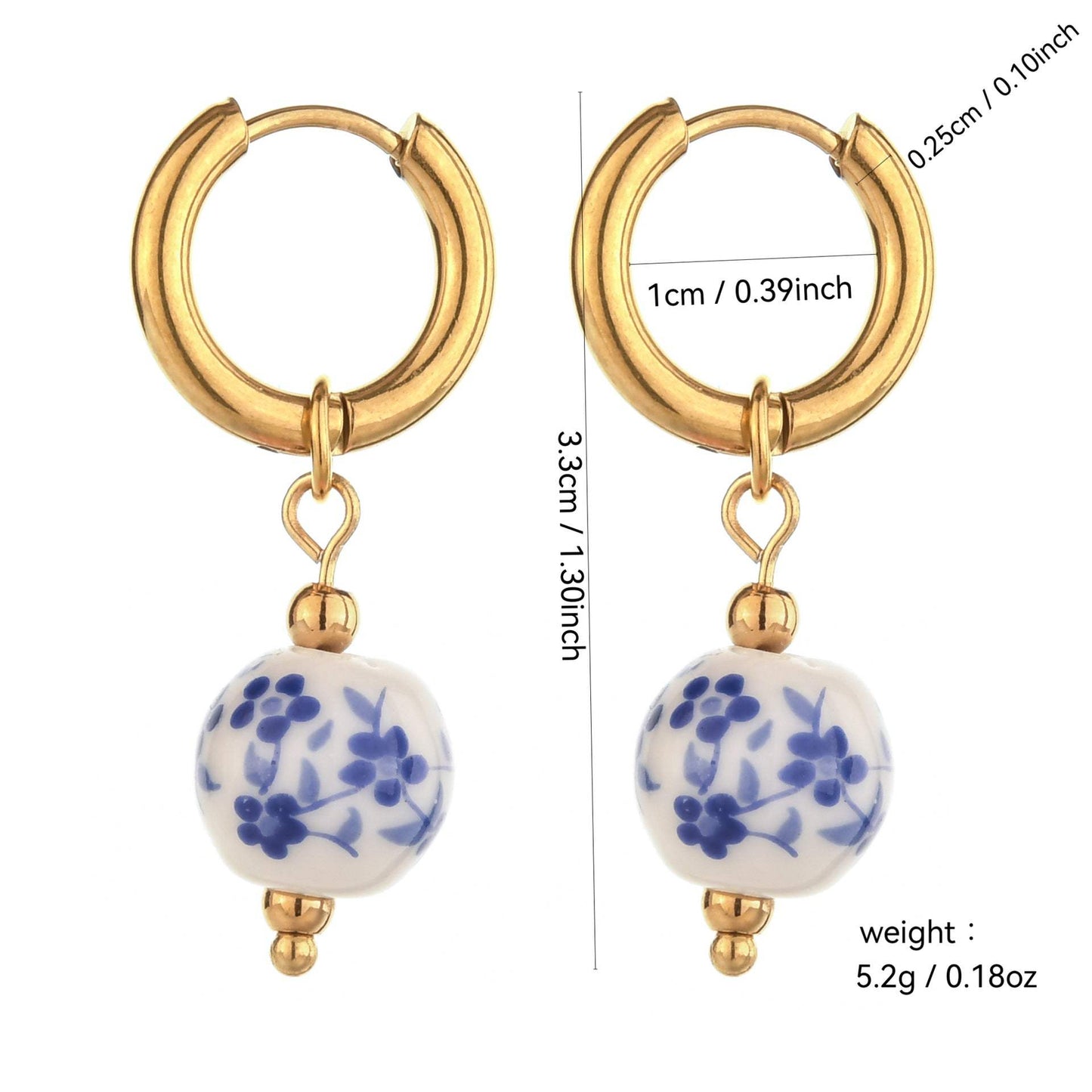 Lustrous Heart-Shaped Stainless Steel Earrings For Women - My Store - Flyclothing LLC