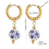 Lustrous Heart-Shaped Stainless Steel Earrings For Women - My Store - Flyclothing LLC