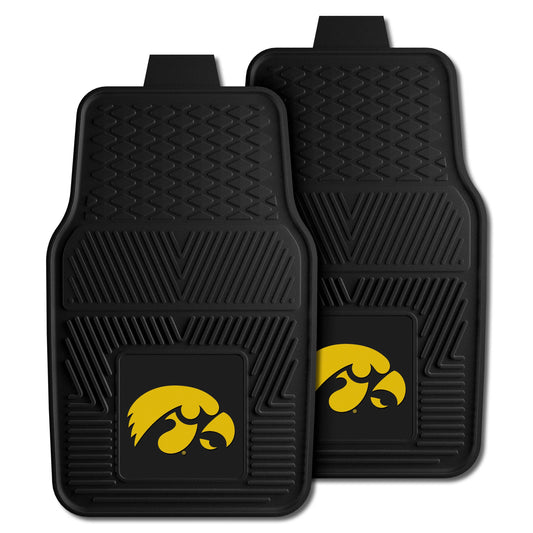 Iowa Hawkeyes Heavy Duty Car Mat Set - 2 Pieces - Iowa