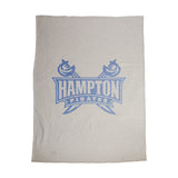 Hampton University Oversized Logo Sublimated Sweatshirt Blanket - Logo Brands - Flyclothing LLC