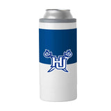 Hampton University 12oz Colorblock Slim Can Coolie - Logo Brands - Flyclothing LLC