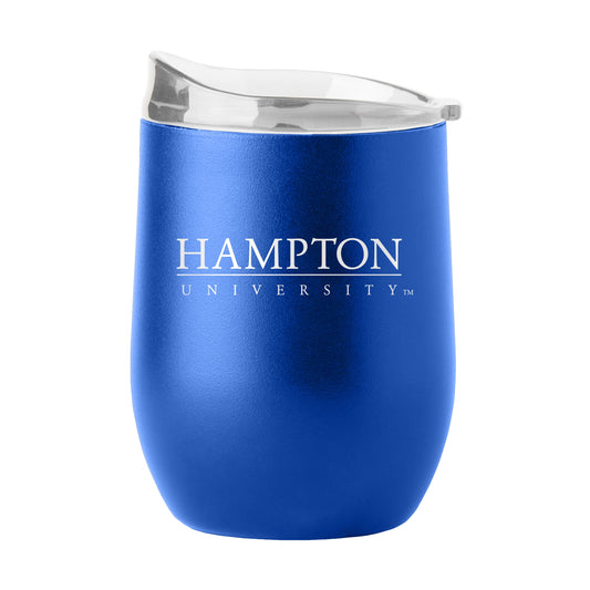 Hampton University 16oz Flipside Powder Coat Curved Bev