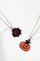 Two-Piece Halloween Theme Necklace Set - Trendsi - Flyclothing LLC