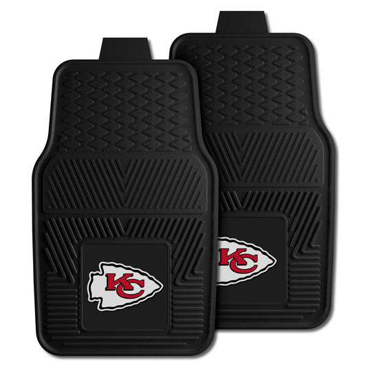 Kansas City Chiefs Heavy Duty Car Mat Set - 2 Pieces - Kansas City Chiefs