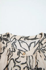 Floral Print Button-Down Shirt - Trendsi - Flyclothing LLC