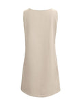 Pocketed Scoop Neck Sleeveless Dress - Trendsi