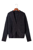 Solid Color Open Front Cardigan - Trendsi - Flyclothing LLC
