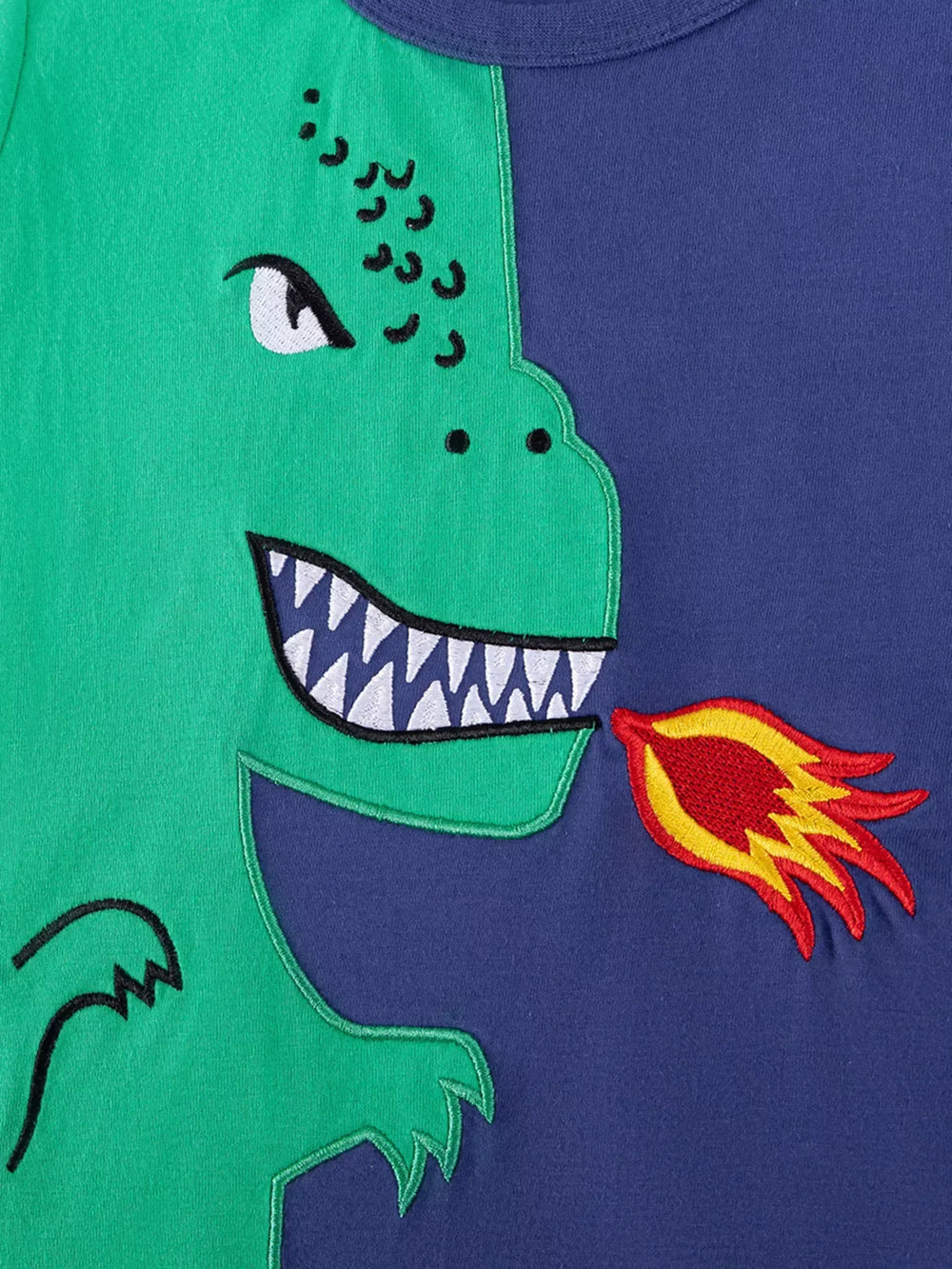 Children's Dinosaur Print Two-Tone Set - Trendsi - Flyclothing LLC